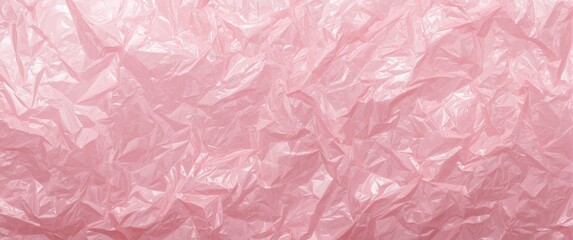 Fototapeta premium Pink vacuum cling foil with wrinkle texture on an abstract background, illustrating crumpled plastic film, seal wrap, and polyethyene packaging within an industrial ecosystem