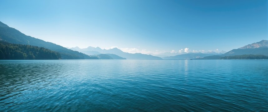 Bavaria's Walchensee Lake in Germany