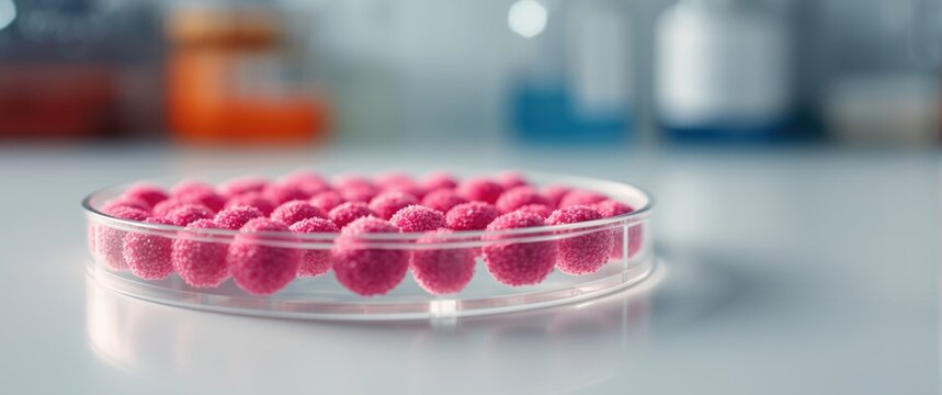 Formation of Corynebacterium diphtheriae colonies on MacConkey agar medium