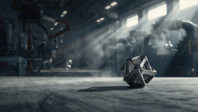 Model produced via selective laser melting, highlighting advanced manufacturing in industrial revolution 4.0