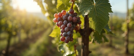 Naklejka premium Grape Disease in Detail: Rot and Parasite Damage Close-Up