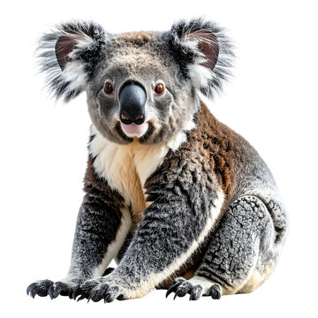 Koloa sitting on top of black surface with its open and tongue.