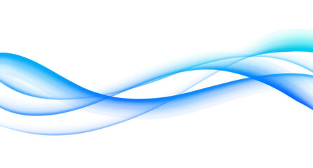 Transparent Wavy Water Flow Element for Fresh Branding