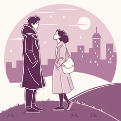 Looking at City Lights