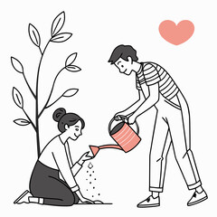 Taking Care of Plant Together 1