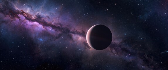 Deep space starfield situated countless light years from Earth