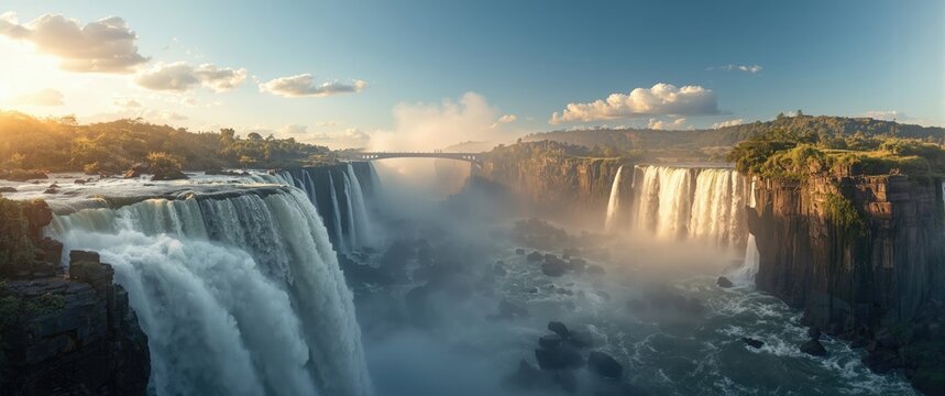 Location of Victoria Falls in Africa