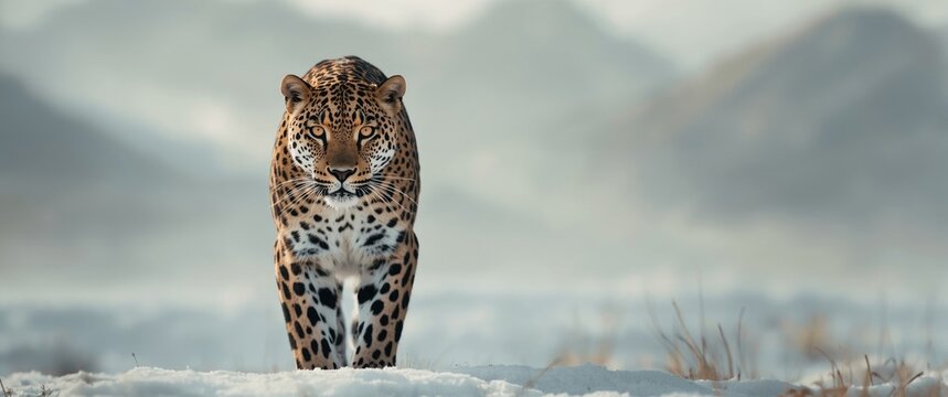 Caucasian leopard, scientifically known as Persian leopard (Panthera pardus saxicolor)