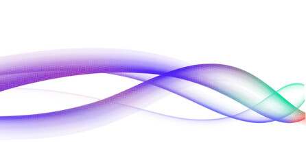 Modern Smooth Gradient Motion Lines Isolated on Transparency