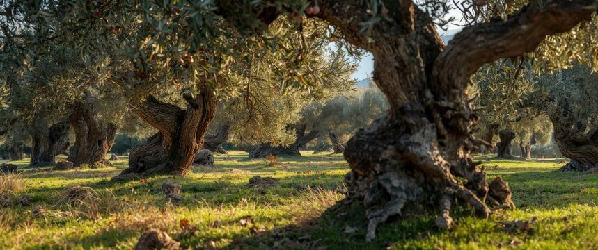 Croatia's olive garden features ancient olive trees, some over a millennium old