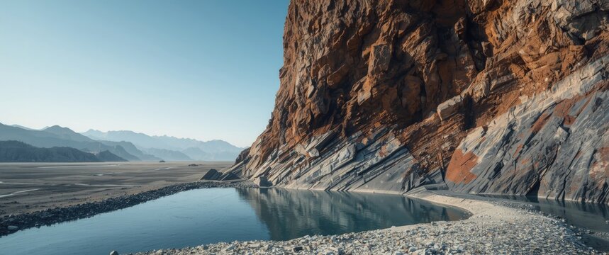 Industrial mining and geological deposits of ore