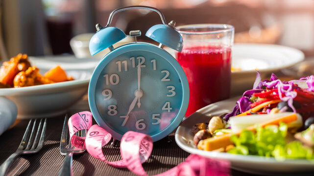 Blue Alarm Clock Waiting for the IF Meal