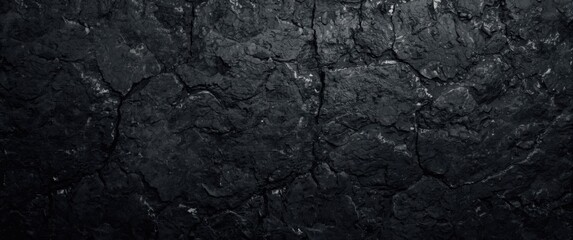Naklejka premium Stone background with black wall (Check out my portfolio for additional)