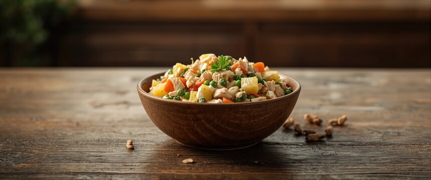 Russian Salad, which is also called Olivier Salad