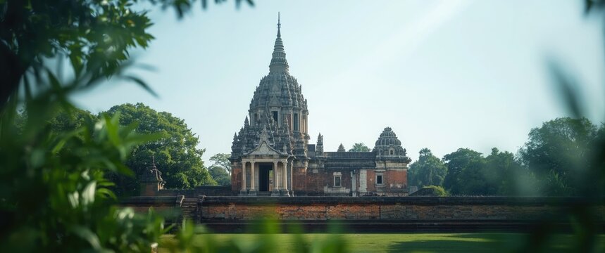 Ayutthaya Ruins: Temple Structure, Wall, Architecture, Asian, Thailand, Stone, Brick, Wat, Facade