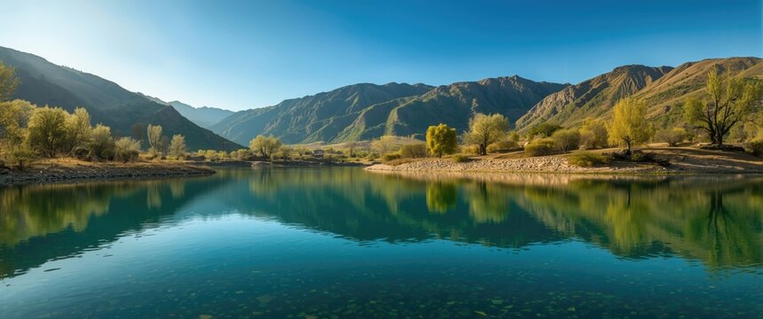 Explore Dallani, a tourist spot in Iran and Iraq border highlands with breathtaking mountain views and seasonal pond