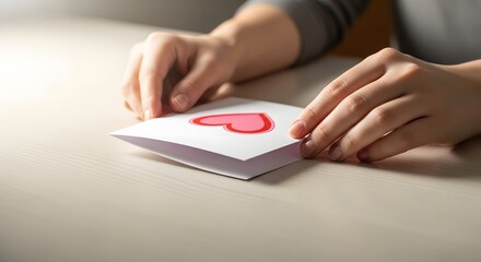 Fototapeta premium Symbolic Valentine’s Day Gesture