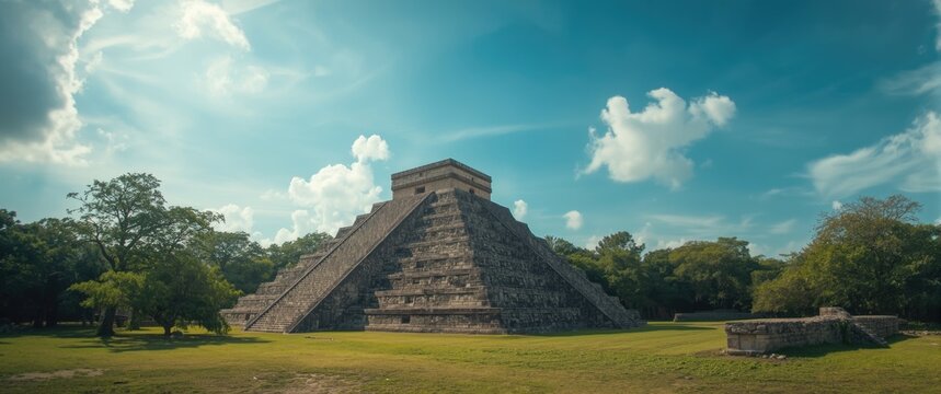 Mayan site San Gervasio located in Cozumel, Mexico
