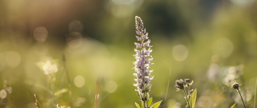 Wild Scrophularia scopolii, Italian Figwort from Scrophulariaceae family, summer photograph