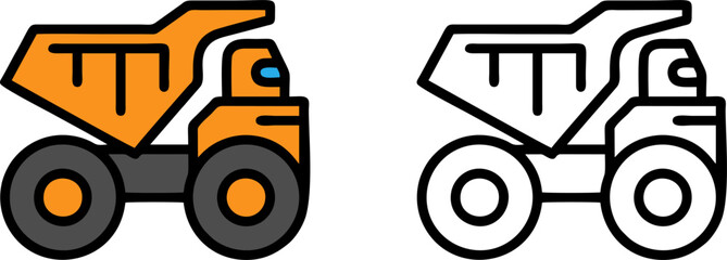 Heavy Duty Mining Dump Truck © Cik