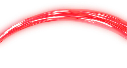 Futuristic Red Neon Light Flow element