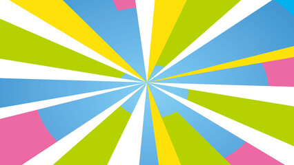 集中線, 漫画, 黄色, 光, 横線, 効果線, レーヨン, イラスト, サマータイム, 紙吹雪, 