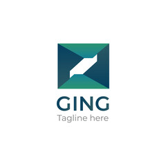 Geometric Tech Portal and Software Solutions Logo Template