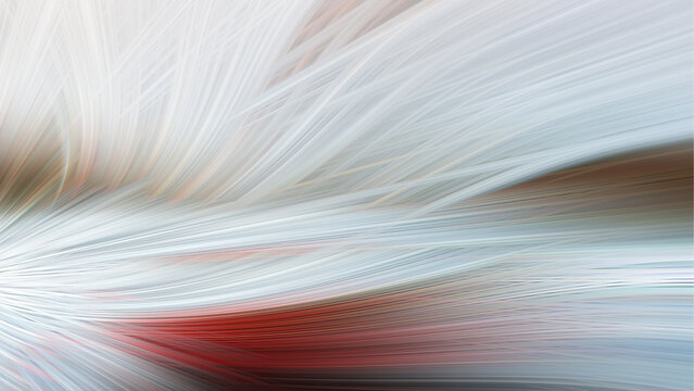 Abstract flowing lines with soft motion blur creating smooth wave pattern representing speed direction movement and modern minimal background design