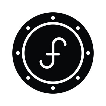 Grab this glyph icon of dutch guilder for premium use