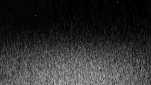 Rain wall falling in front of the camera against screen. Raindrops splashing. Rain closeup vfx insert. Practical seamlessly loop able footage.