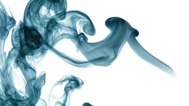 Abstract Swirls of Smoke: Intriguing and artistic swirls of blue smoke dance across the scene, creating an ethereal and mesmerizing visual display.