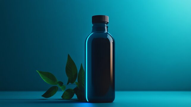 A trendy kombucha drink glowing in warm sunlight, highlighting fermentation and modern wellness culture.