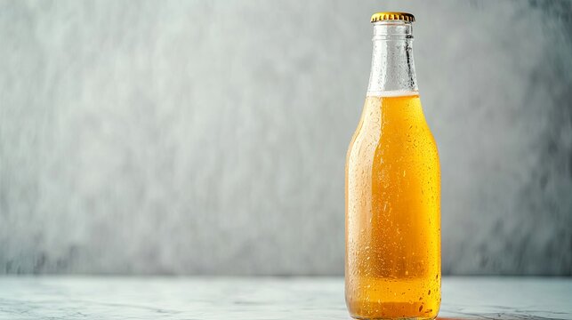 A trendy kombucha drink glowing in warm sunlight, highlighting fermentation and modern wellness culture.