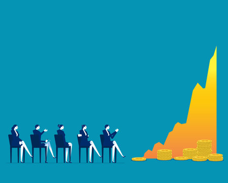 Investment. Success in long term financial planning and investment