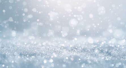 Ethereal Winter Snow Bokeh Overlay