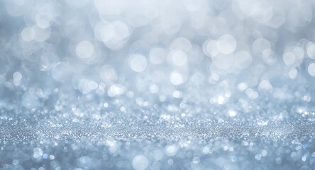 Ethereal Winter Snow Bokeh Overlay