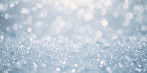 Ethereal Winter Snow Bokeh Overlay