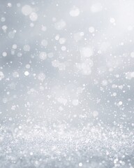 Ethereal Winter Snow Bokeh Overlay 