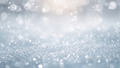 Ethereal Winter Snow Bokeh Overlay 