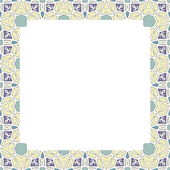 Elegant Ornamental Frame in Soft Hues