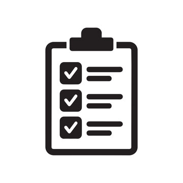Clipboard with three checked off items in a to-do list