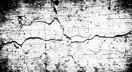 Obraz premium cracked wall texture, grunge background, damaged surface