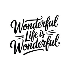 Fototapeta premium Beautiful inspirational quote typography design