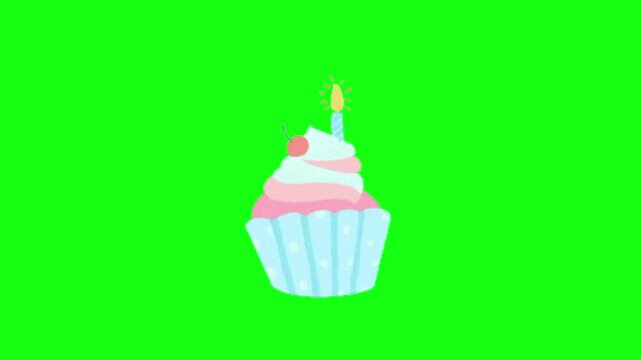 cupcake vector illustration