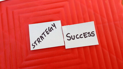 Strategy Leads to Success: Business Plan Concept