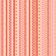 Hand drawn  abstract seamless pattern, ethnic background, simple style - great for textiles, banners, wallpapers, wrapping - vector design