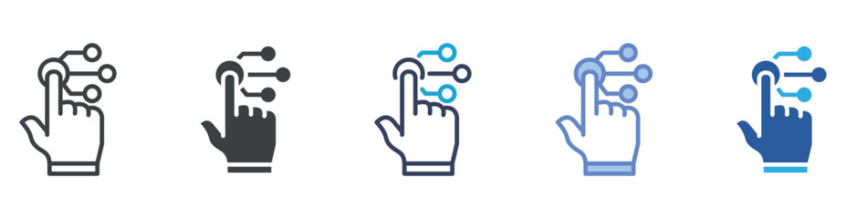 Digital set multiple style collection