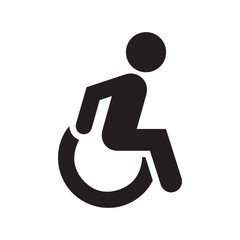 Wheelchair Icon - Illustration
