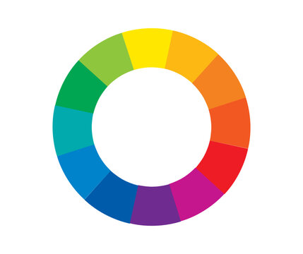 This is a color chart of 12 colors