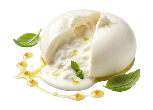 A ?half-melt? burrata moment where creamy center pools but outer skin still holds shape